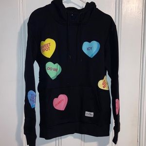 NWOT Kim Petras candy hearts sweatshirt